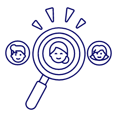 Searching Magnify Illustration from UX Line Set