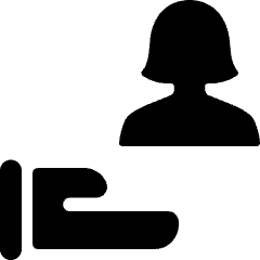 Human Resources Offer Woman Icon from Ultimate Bold Set