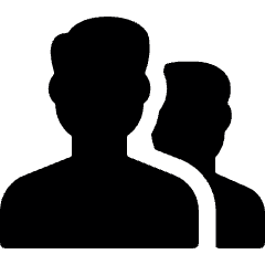 Human Resources Search Men Icon from Ultimate Bold Set