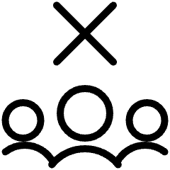 Worker Lay Off Fired User Group Icon from Ultimate Light Set