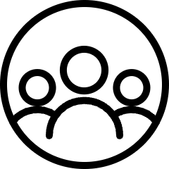 Workflow Teammate Circle Icon from Ultimate Light Set