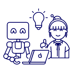 Human Ai Collaboration 3 1 Illustration from UX Line Set