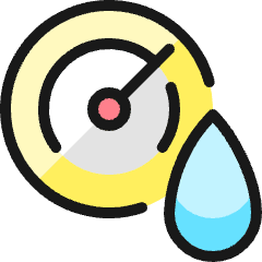 Humidity High Icon from Ultimate Colors Set