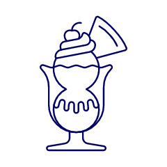 Double Scoop Cup Illustration from UX Line Set