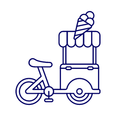 Ice Cream Cart 1 Illustration from UX Line Set