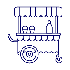 Ice Cream Cart 1 Illustration from UX Line Set
