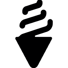 Ice Cream Cone 1 Icon from Ultimate Bold Set