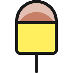 Ice Cream Stick 1 Icon from Ultimate Colors Set