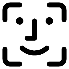 Face Scan 1 Icon from Core Line Set