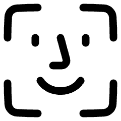 Face Scan 1 Icon from Plump Line Set