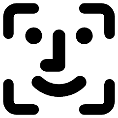 Face Scan 1 Icon from Core Remix Set