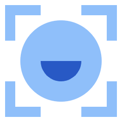 Face Scan 2 Icon from Sharp Flat Set