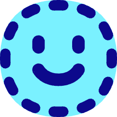 Face Scan Circle Icon from Flex Pop Set