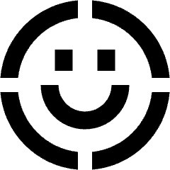 Face Scan Circle Icon from Sharp Remix Set