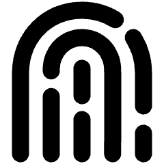 Fingerprint 1 Icon from Plump Solid Set