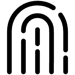 Fingerprint 1 Icon from Plump Line Set