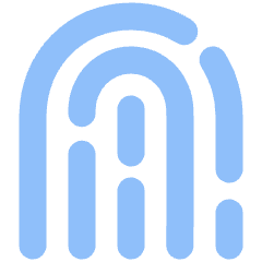 Fingerprint 1 Icon from Plump Flat Set