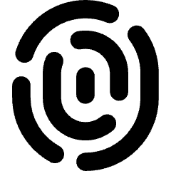 Fingerprint 2 Icon from Core Solid Set