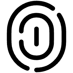 Fingerprint 2 Icon from Plump Line Set
