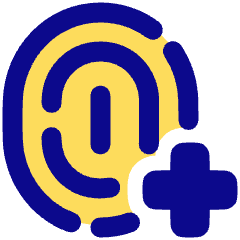 Fingerprint Add Icon from Plump Pop Set