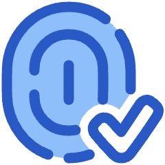 Fingerprint Check Validate Icon from Plump Duo Set