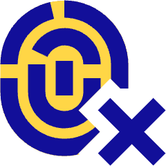 Fingerprint Delete Cross Icon from Sharp Pop Set