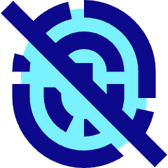 Fingerprint Off Icon from Sharp Pop Set