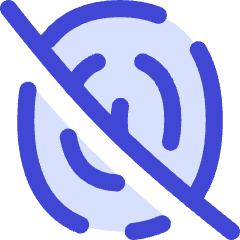 Fingerprint Off Icon from Flex Duo Set