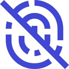 Fingerprint Off Icon from Sharp Duo Set