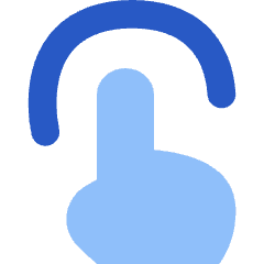 Fingerprint Scan 1 Icon from Flex Flat Set