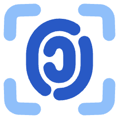 Fingerprint Scan 2 Icon from Plump Flat Set