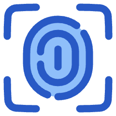 Fingerprint Scan 2 Icon from Plump Duo Set