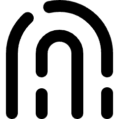 Id Finger Print Icon from Micro Line Set