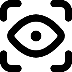 Id Iris Scan Icon from Micro Line Set