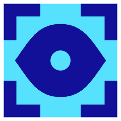 Iris Scan Icon from Sharp Pop Set