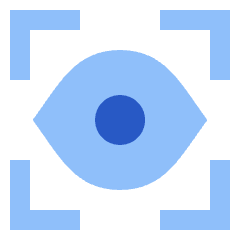 Iris Scan Icon from Sharp Flat Set