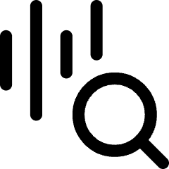Sound Recognition Search Icon from Core Line Set