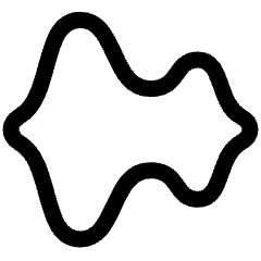 Sound Wave Voice Command Icon from Plump Line Set