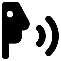 Voice Activation 1 Icon from Core Solid Set