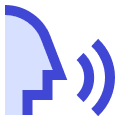 Voice Activation 1 Icon from Sharp Duo Set