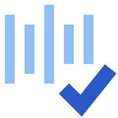 Voice Activation Check Validate Icon from Sharp Flat Set