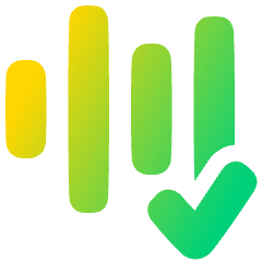 Voice Activation Check Validate Icon from Plump Gradient Set