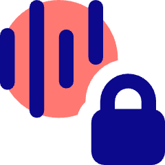 Voice Activation Lock Privacy Icon from Core Pop Set