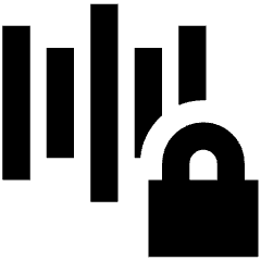 Voice Activation Lock Privacy Icon from Sharp Remix Set