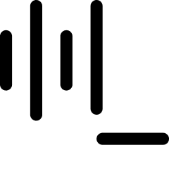 Voice Decrease Icon from Core Line Set