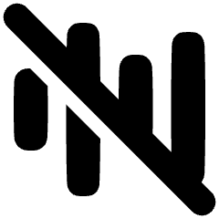 Voice Disable Icon from Plump Solid Set