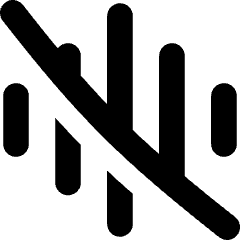 Voice Disable Icon from Flex Solid Set