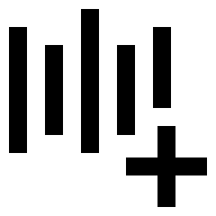 Voice Increase Icon from Sharp Line Set