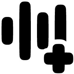 Voice Increase Icon from Plump Solid Set
