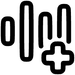 Voice Increase Icon from Plump Line Set
